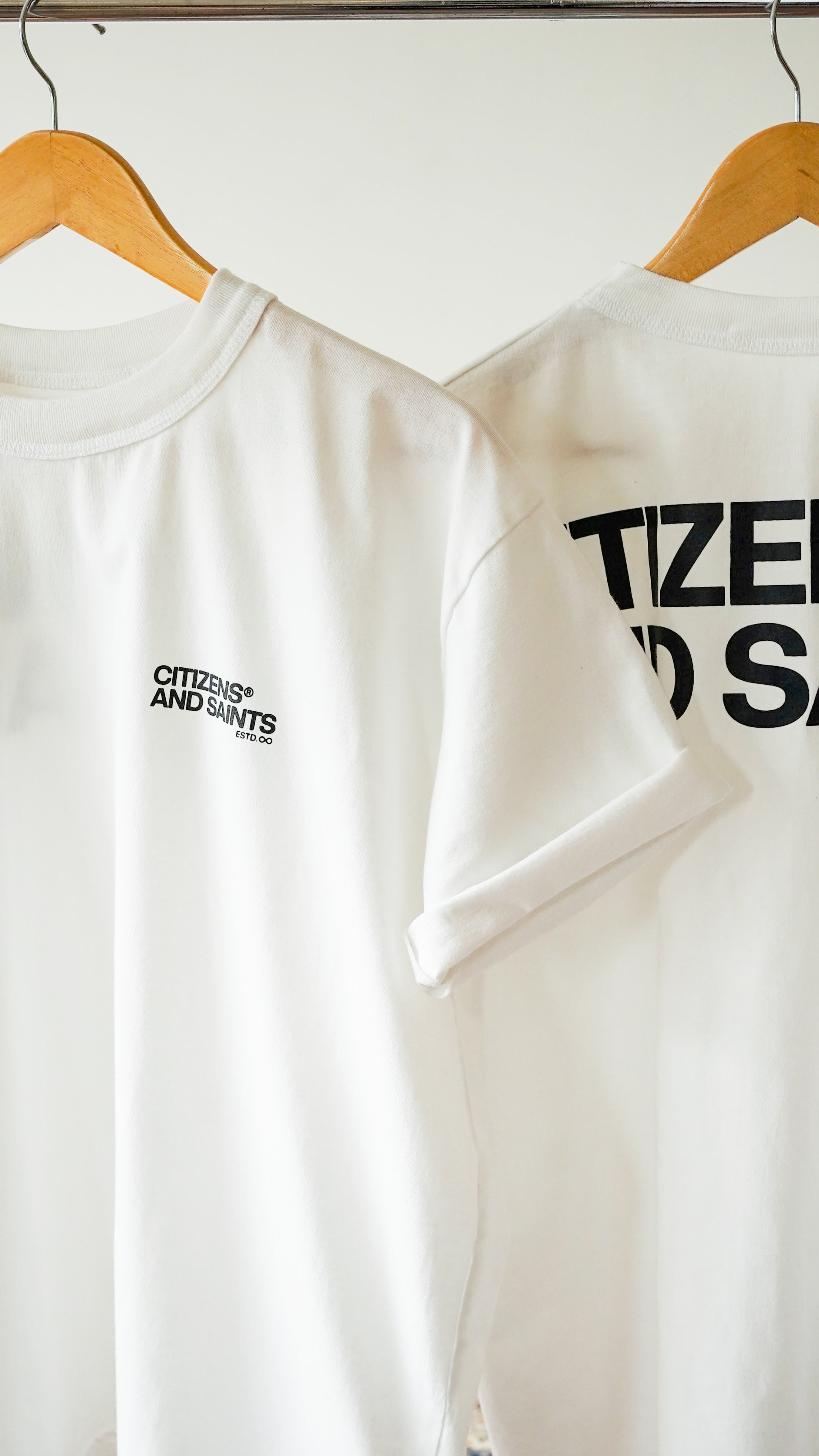 DEBUT COLLECTION - CITIZENS AND SAINTS SHIRT- WHITE