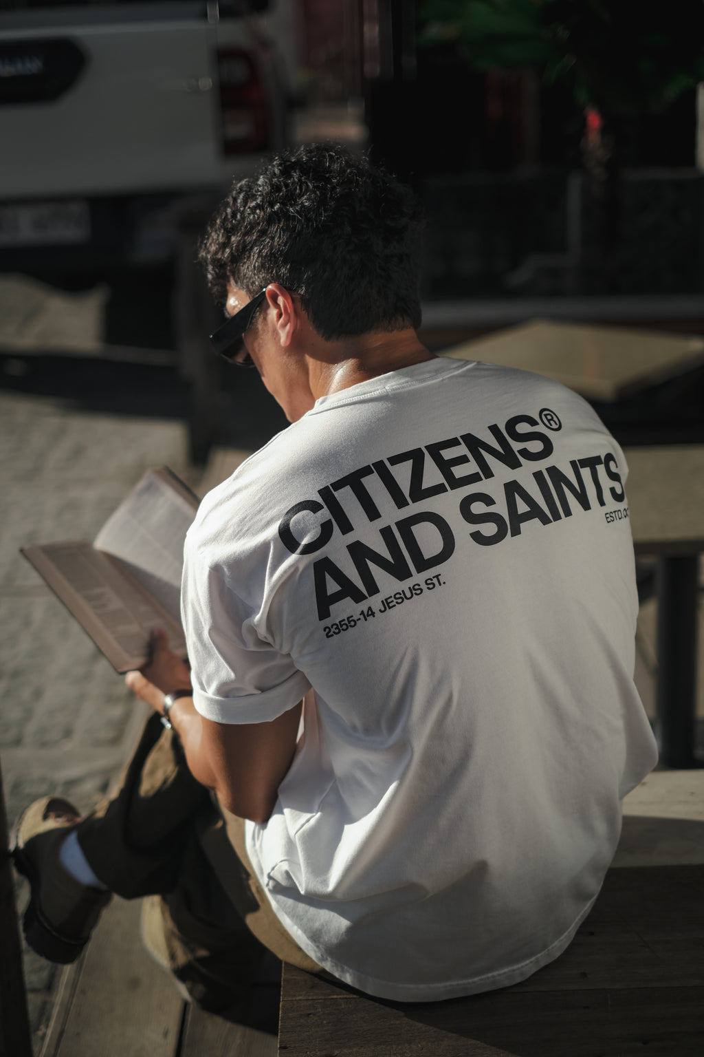 DEBUT COLLECTION - CITIZENS AND SAINTS SHIRT- WHITE